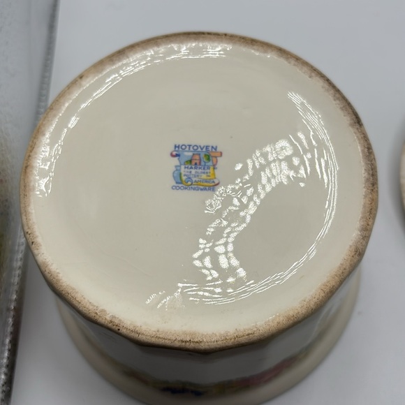 Harker pottery hot oven covered bakeware with lid - Picture 5 of 8